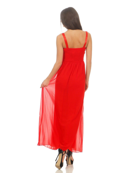 Jane Norman Abendkleid Festival Kleid Farbe Rot Party Feier Fest elegant Neu – Bild 3