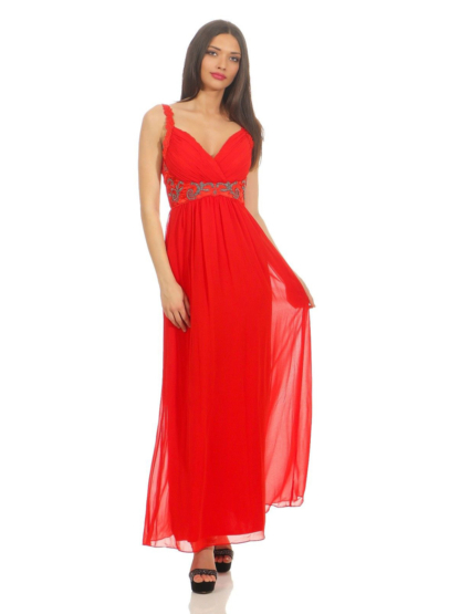 Jane Norman Abendkleid Festival Kleid Farbe Rot Party Feier Fest elegant Neu