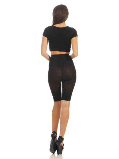PEACHYPINK Lifting Strumpfhose Leggings, Leggins, Anti Cellulite Aging schwarz – Bild 2
