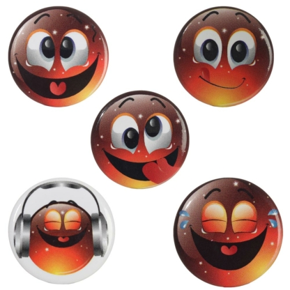 5 lustige Gesichter Magnete für Pinnwand, Magnettafel, Whiteboard Büro, Magnet witzig lustig