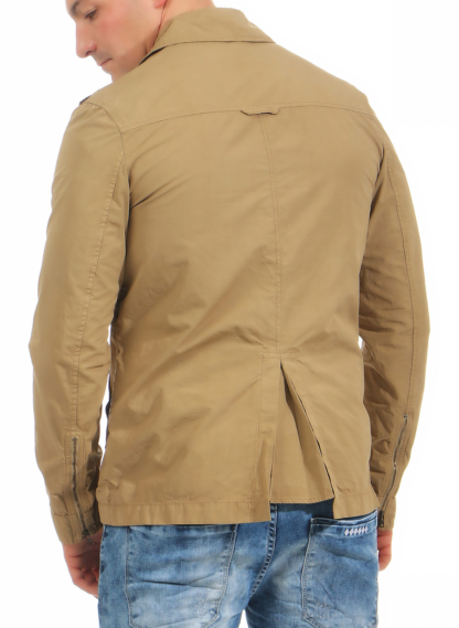 Patrizia Pepe Trench Desert Beige Jacke Trenchcoat Stil Neu Herren Jacket – Bild 2