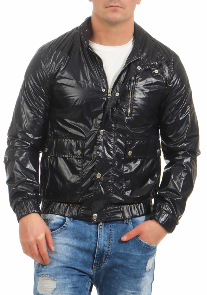 Patrizia Pepe dunkel blau Blouson Windjacke Jacke Herrenjacke Herren Jacket navy – Bild 2