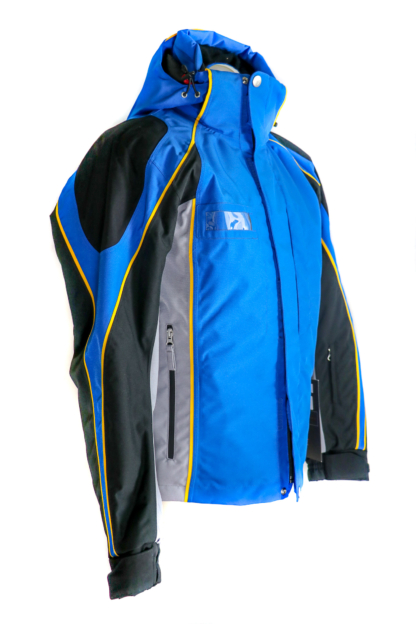 Vist Skijacke Herren Jacke TW PEGA Jacket blau schwarz Ski Royal Black u. Kapuze – Bild 2
