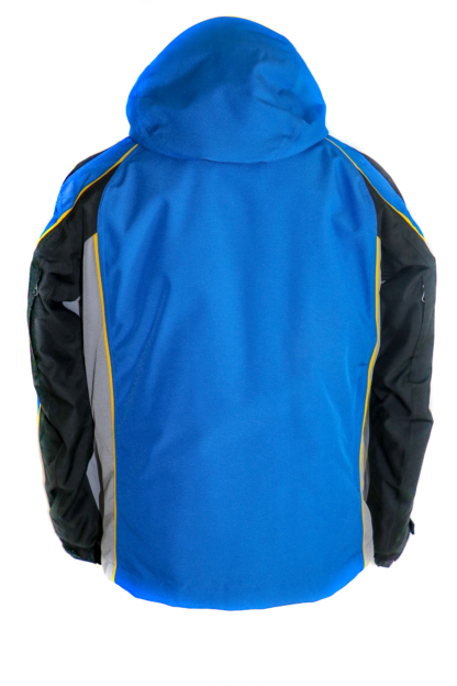 Vist Skijacke Herren Jacke TW PEGA Jacket blau schwarz Ski Royal Black u. Kapuze – Bild 3