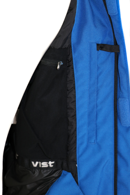 Vist Skijacke Herren Jacke TW PEGA Jacket blau schwarz Ski Royal Black u. Kapuze – Bild 5