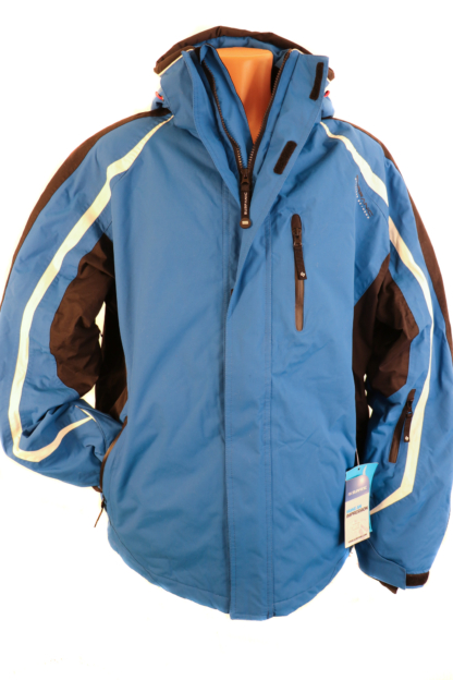 SURFANIC Skijacke Herren Jacke Waltz Snor Jacket blau schwarz Ski Blue Black XL – Bild 7