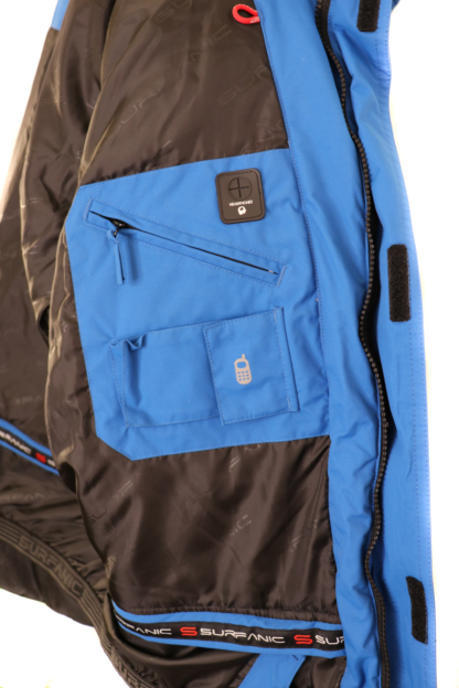 SURFANIC Skijacke Herren Jacke Waltz Snor Jacket blau schwarz Ski Blue Black XL – Bild 3
