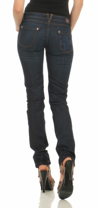 Napapijri Damen Jeans Modell NOY2U8176 dunkelblau Jeans Denim Blue Neu – Bild 6