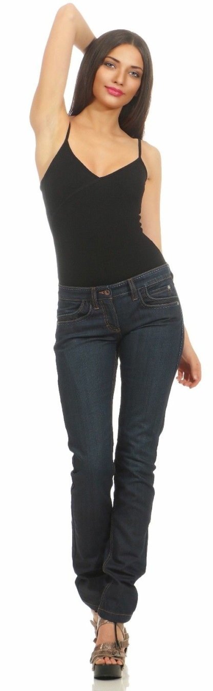 Napapijri Damen Jeans Modell NOY2U8176 dunkelblau Jeans Denim Blue Neu – Bild 2