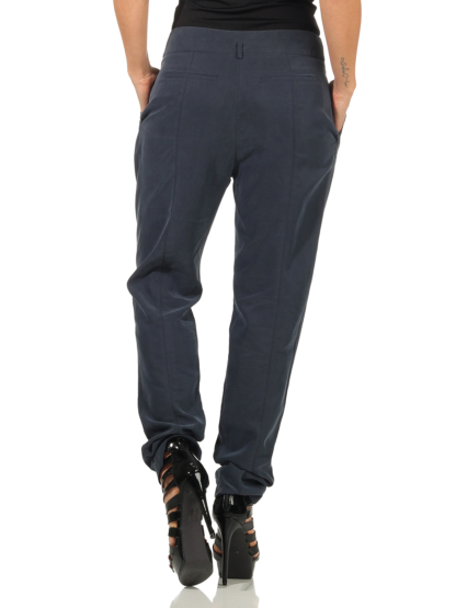 Patrizia Pepe Damenhose Bundfaltenhose Damen Hose lange Beine blau blue 36 38 – Bild 3