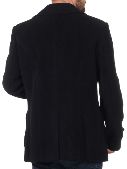 STEFANEL Herren Kurzmantel Jacke Mantel Navy Dunkelblau Blau Gr. M 50 NP 279 – Bild 5