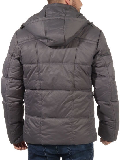 PERSO Herren Jacke Winterjacke Grau Gr. M L 50 52 Grey Herrenjacke Parker Neu – Bild 3